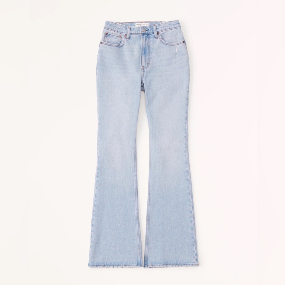 Abercrombie & Fitch Curve Love High Rise Vintage Flare Jean